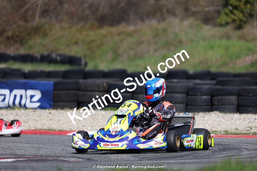 9 & 10/03/2024 : 1ère manche du Championnat du Sud au circuit d’Aigues-Vives (photos Stéphane Agnus) 2024 — karting