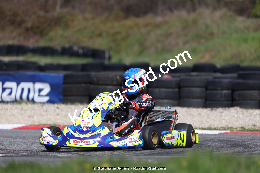 9 & 10/03/2024 : 1ère manche du Championnat du Sud au circuit d’Aigues-Vives (photos Stéphane Agnus) 2024 — karting
