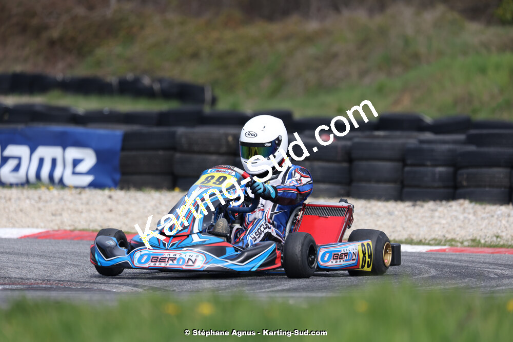 9 & 10/03/2024 : 1ère manche du Championnat du Sud au circuit d’Aigues-Vives (photos Stéphane Agnus) 2024 — karting
