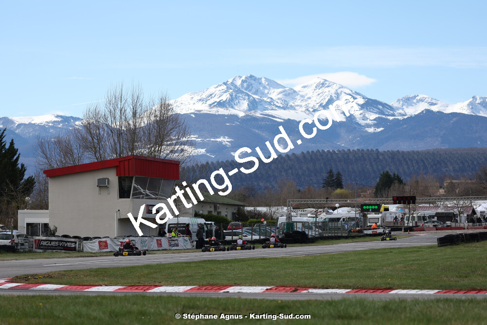 9 & 10/03/2024 : 1ère manche du Championnat du Sud au circuit d’Aigues-Vives (photos Stéphane Agnus) 2024 — karting