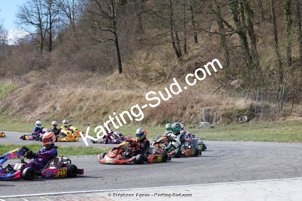 9 & 10/03/2024 : 1ère manche du Championnat du Sud au circuit d’Aigues-Vives (photos Stéphane Agnus) 2024 — karting