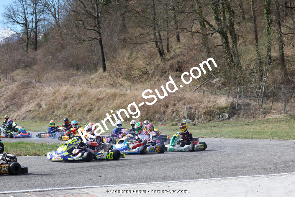 9 & 10/03/2024 : 1ère manche du Championnat du Sud au circuit d’Aigues-Vives (photos Stéphane Agnus) 2024 — karting
