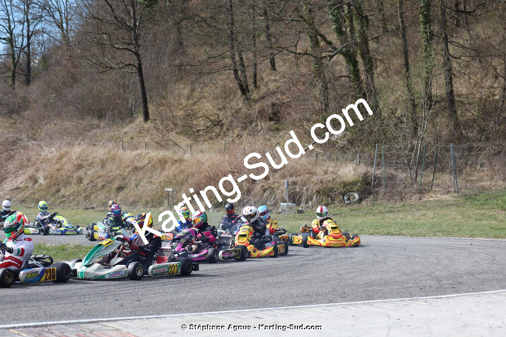 9 & 10/03/2024 : 1ère manche du Championnat du Sud au circuit d’Aigues-Vives (photos Stéphane Agnus) 2024 — karting