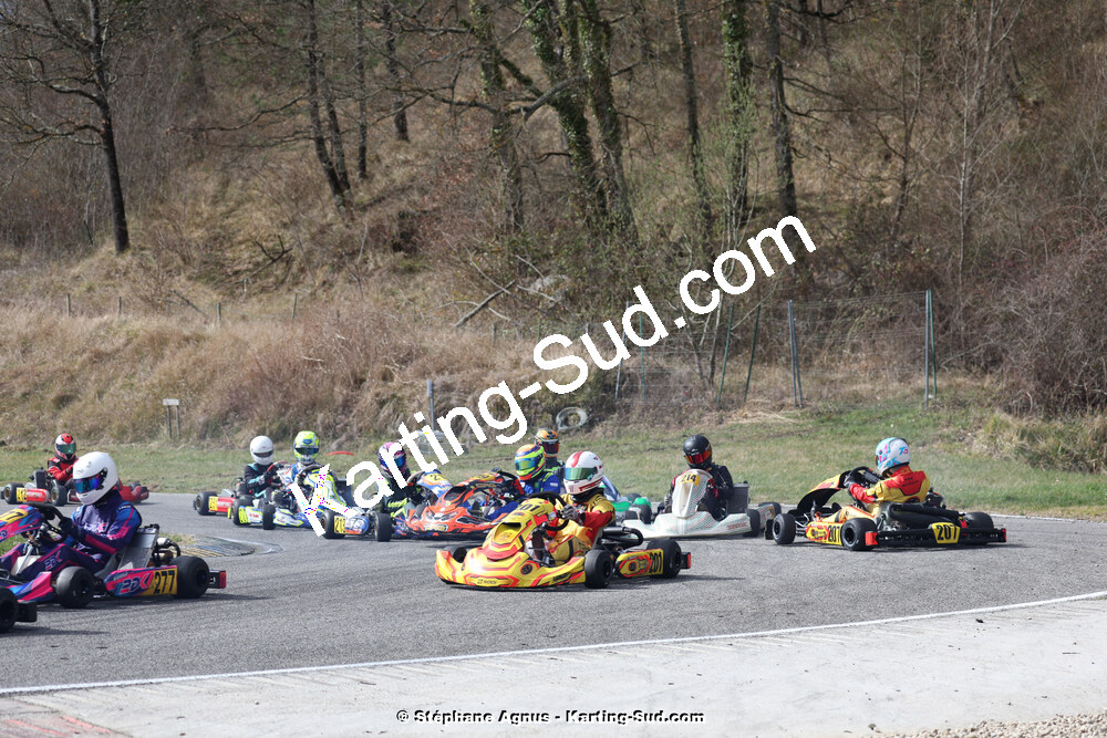 9 & 10/03/2024 : 1ère manche du Championnat du Sud au circuit d’Aigues-Vives (photos Stéphane Agnus) 2024 — karting