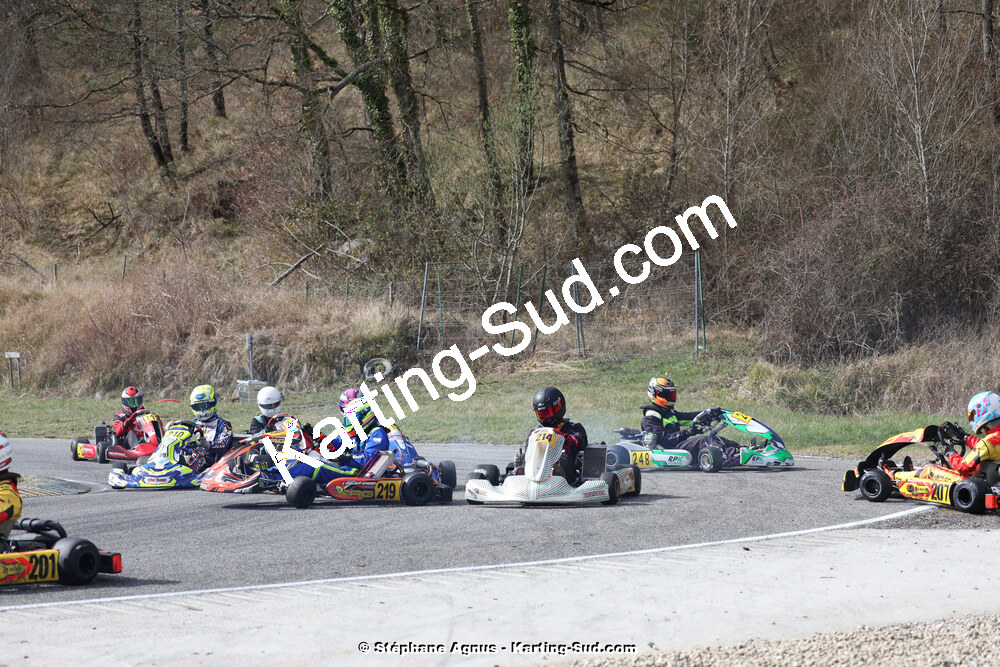 9 & 10/03/2024 : 1ère manche du Championnat du Sud au circuit d’Aigues-Vives (photos Stéphane Agnus) 2024 — karting
