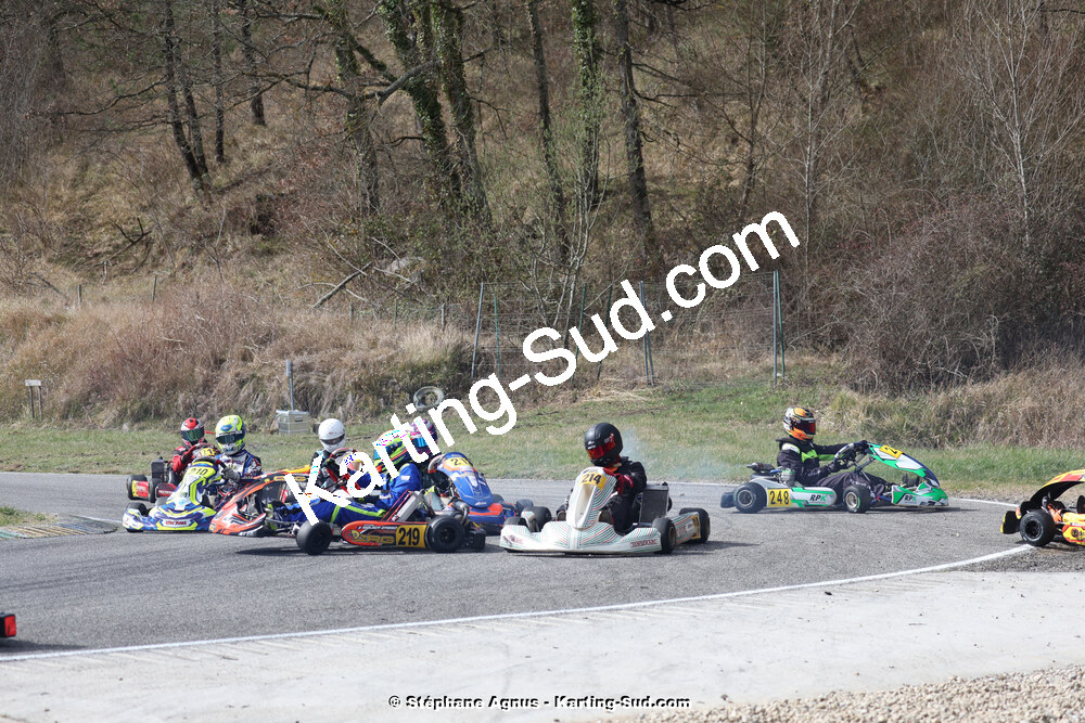 9 & 10/03/2024 : 1ère manche du Championnat du Sud au circuit d’Aigues-Vives (photos Stéphane Agnus) 2024 — karting