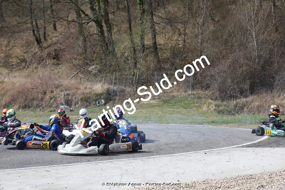 9 & 10/03/2024 : 1ère manche du Championnat du Sud au circuit d’Aigues-Vives (photos Stéphane Agnus) 2024 — karting