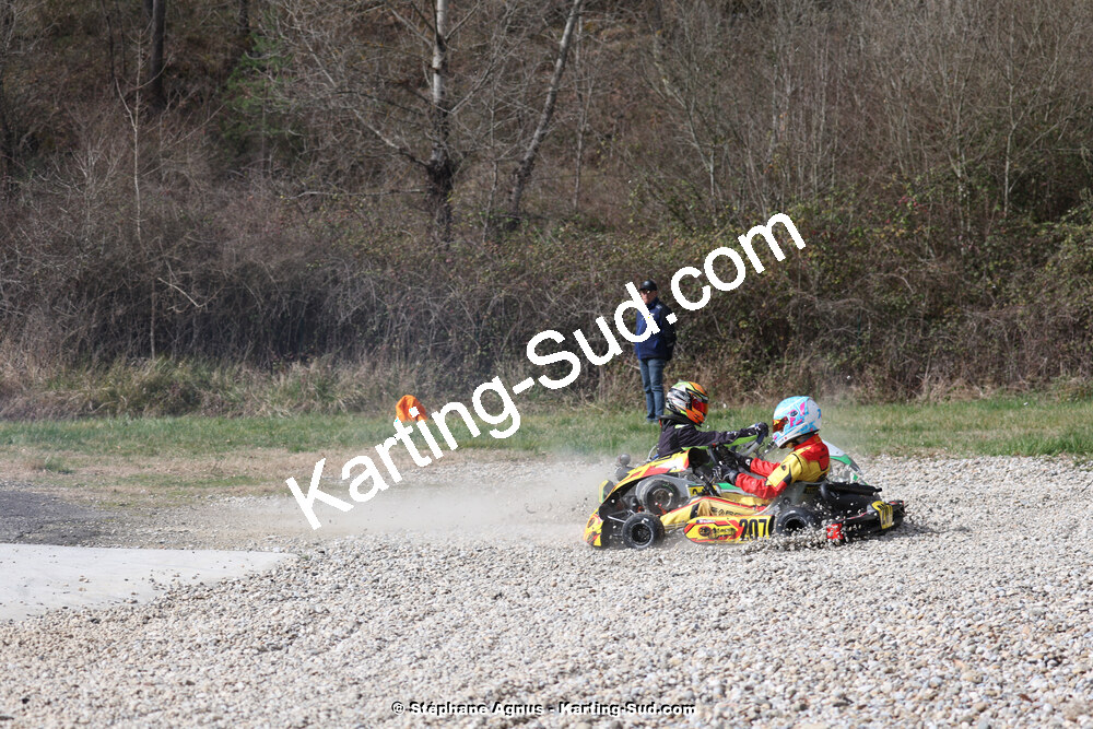 9 & 10/03/2024 : 1ère manche du Championnat du Sud au circuit d’Aigues-Vives (photos Stéphane Agnus) 2024 — karting