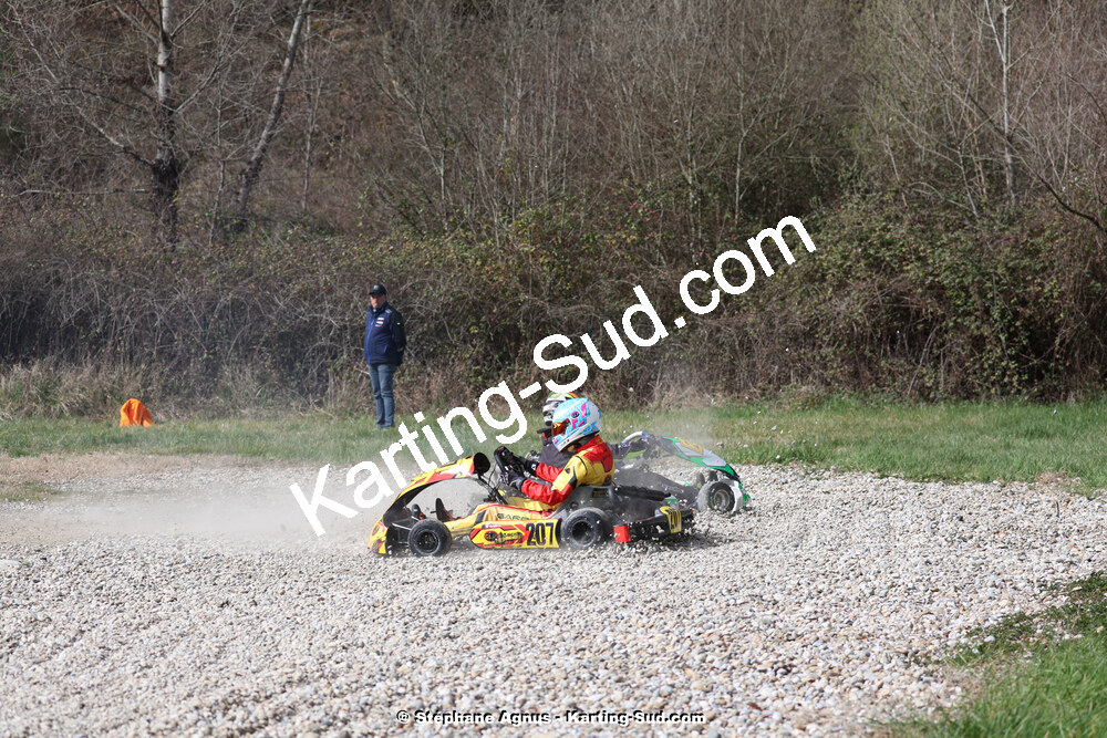 9 & 10/03/2024 : 1ère manche du Championnat du Sud au circuit d’Aigues-Vives (photos Stéphane Agnus) 2024 — karting
