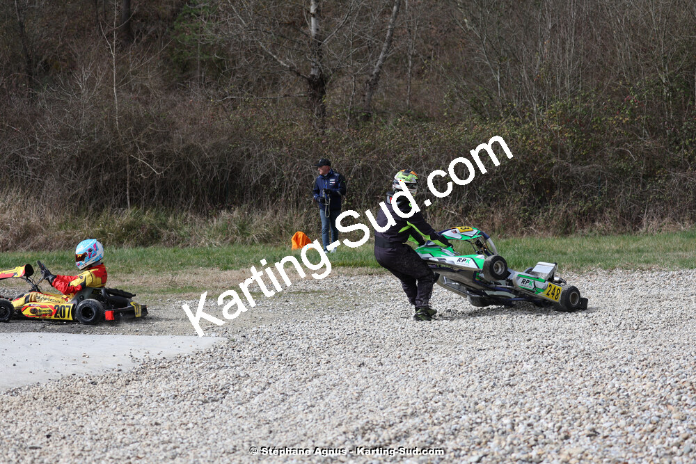 9 & 10/03/2024 : 1ère manche du Championnat du Sud au circuit d’Aigues-Vives (photos Stéphane Agnus) 2024 — karting