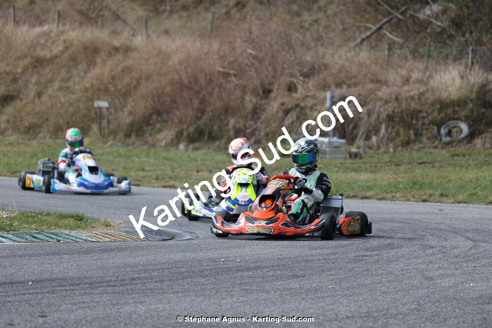 9 & 10/03/2024 : 1ère manche du Championnat du Sud au circuit d’Aigues-Vives (photos Stéphane Agnus) 2024 — karting