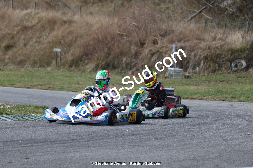 9 & 10/03/2024 : 1ère manche du Championnat du Sud au circuit d’Aigues-Vives (photos Stéphane Agnus) 2024 — karting