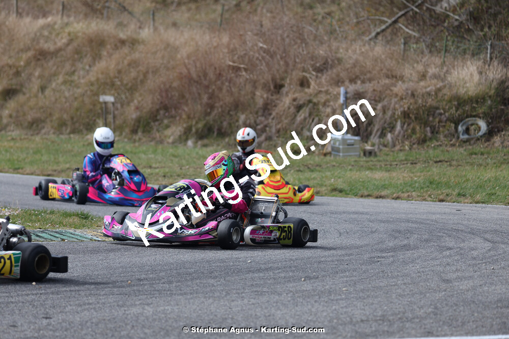 9 & 10/03/2024 : 1ère manche du Championnat du Sud au circuit d’Aigues-Vives (photos Stéphane Agnus) 2024 — karting