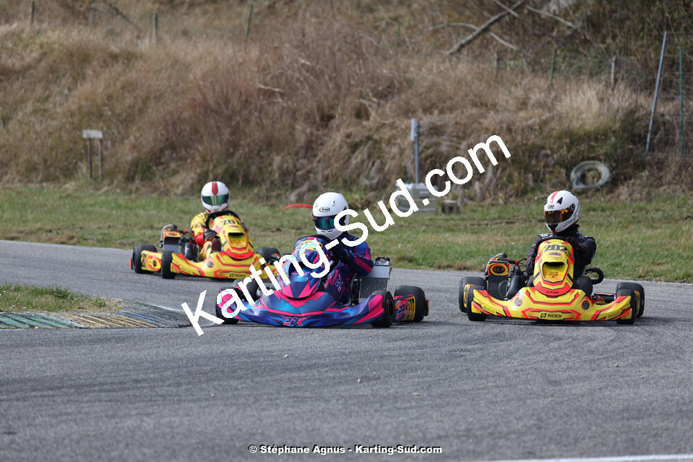 9 & 10/03/2024 : 1ère manche du Championnat du Sud au circuit d’Aigues-Vives (photos Stéphane Agnus) 2024 — karting