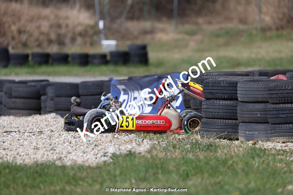 9 & 10/03/2024 : 1ère manche du Championnat du Sud au circuit d’Aigues-Vives (photos Stéphane Agnus) 2024 — karting
