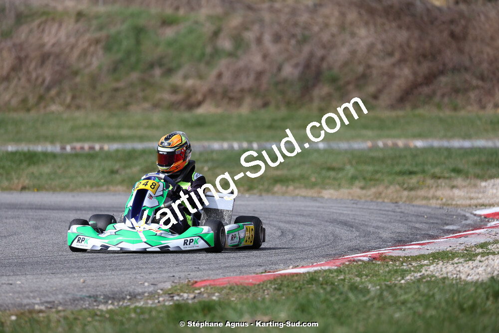 9 & 10/03/2024 : 1ère manche du Championnat du Sud au circuit d’Aigues-Vives (photos Stéphane Agnus) 2024 — karting