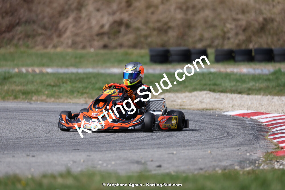 9 & 10/03/2024 : 1ère manche du Championnat du Sud au circuit d’Aigues-Vives (photos Stéphane Agnus) 2024 — karting