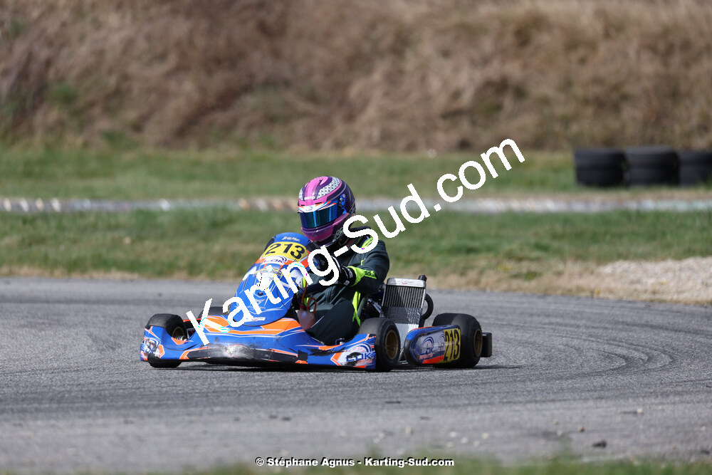 9 & 10/03/2024 : 1ère manche du Championnat du Sud au circuit d’Aigues-Vives (photos Stéphane Agnus) 2024 — karting