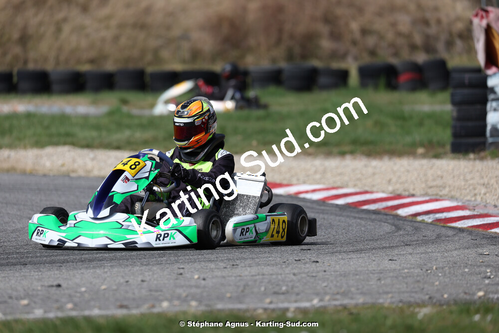9 & 10/03/2024 : 1ère manche du Championnat du Sud au circuit d’Aigues-Vives (photos Stéphane Agnus) 2024 — karting