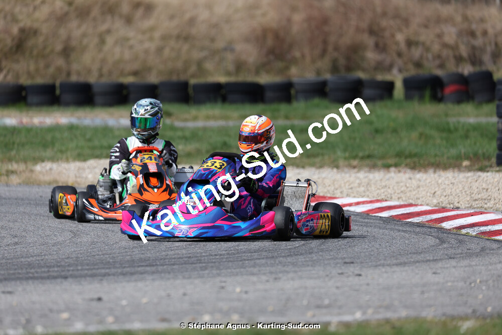 9 & 10/03/2024 : 1ère manche du Championnat du Sud au circuit d’Aigues-Vives (photos Stéphane Agnus) 2024 — karting