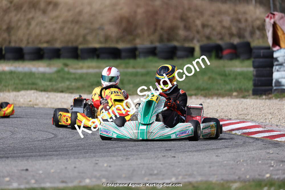 9 & 10/03/2024 : 1ère manche du Championnat du Sud au circuit d’Aigues-Vives (photos Stéphane Agnus) 2024 — karting