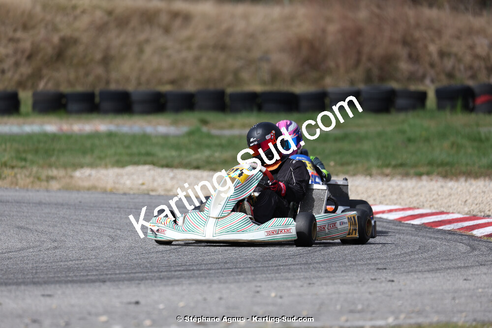 9 & 10/03/2024 : 1ère manche du Championnat du Sud au circuit d’Aigues-Vives (photos Stéphane Agnus) 2024 — karting