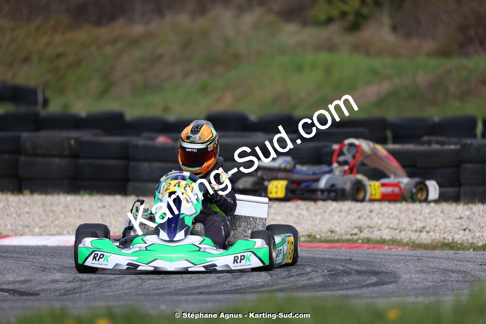 9 & 10/03/2024 : 1ère manche du Championnat du Sud au circuit d’Aigues-Vives (photos Stéphane Agnus) 2024 — karting