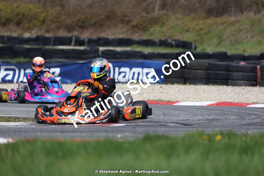 9 & 10/03/2024 : 1ère manche du Championnat du Sud au circuit d’Aigues-Vives (photos Stéphane Agnus) 2024 — karting
