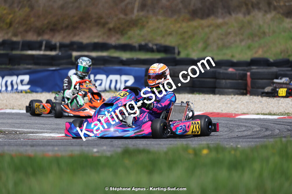 9 & 10/03/2024 : 1ère manche du Championnat du Sud au circuit d’Aigues-Vives (photos Stéphane Agnus) 2024 — karting