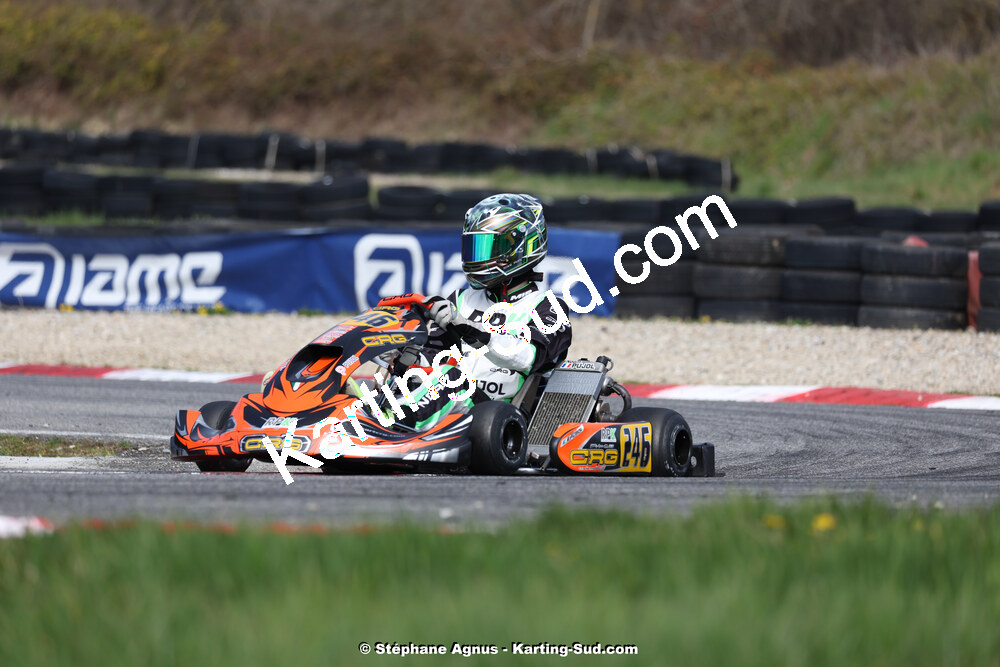 9 & 10/03/2024 : 1ère manche du Championnat du Sud au circuit d’Aigues-Vives (photos Stéphane Agnus) 2024 — karting