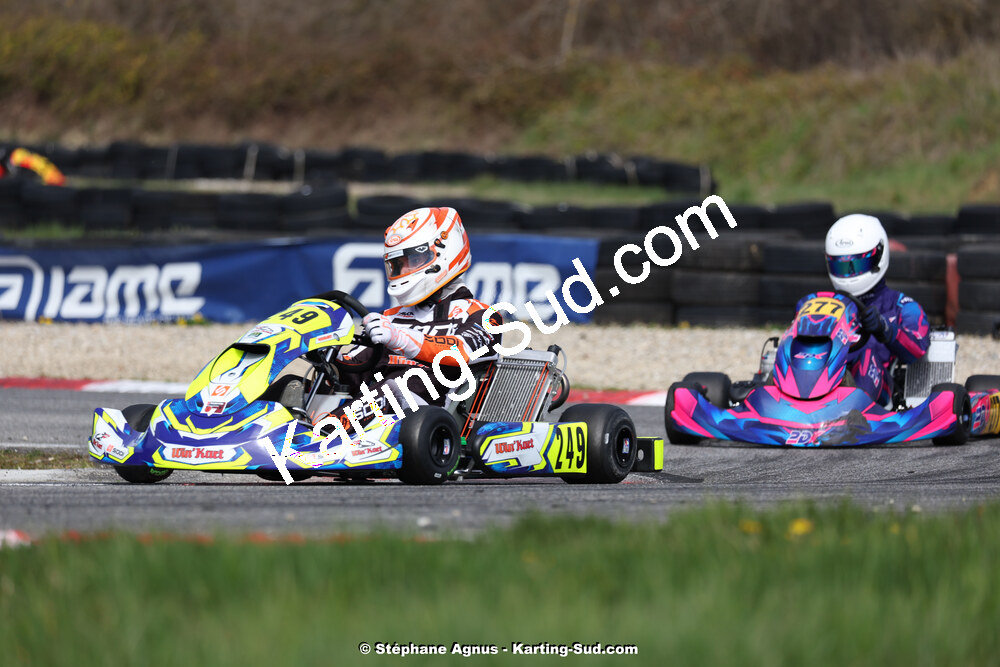 9 & 10/03/2024 : 1ère manche du Championnat du Sud au circuit d’Aigues-Vives (photos Stéphane Agnus) 2024 — karting