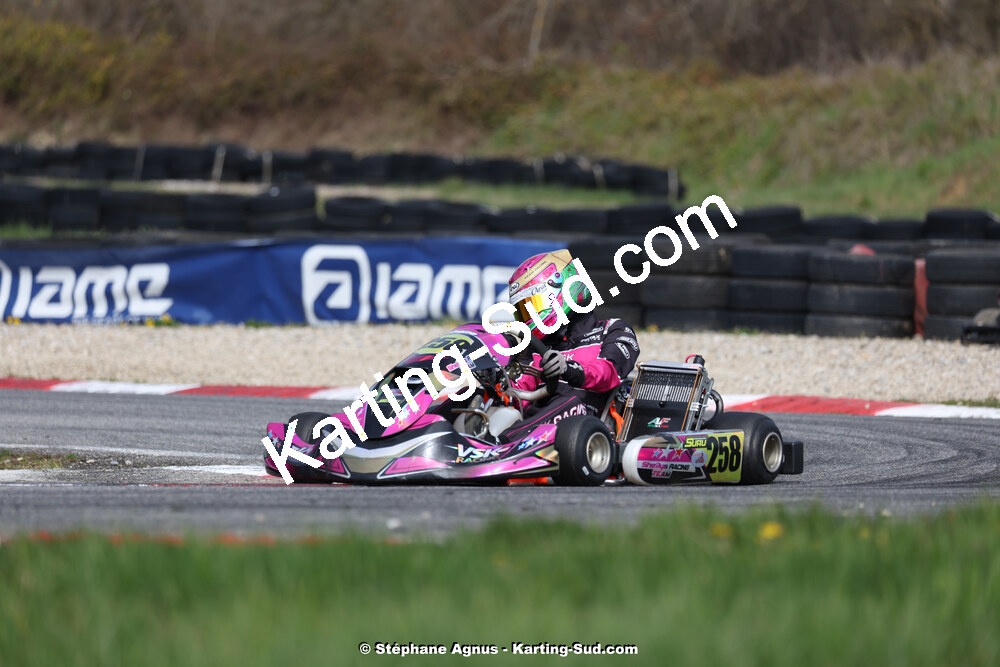9 & 10/03/2024 : 1ère manche du Championnat du Sud au circuit d’Aigues-Vives (photos Stéphane Agnus) 2024 — karting
