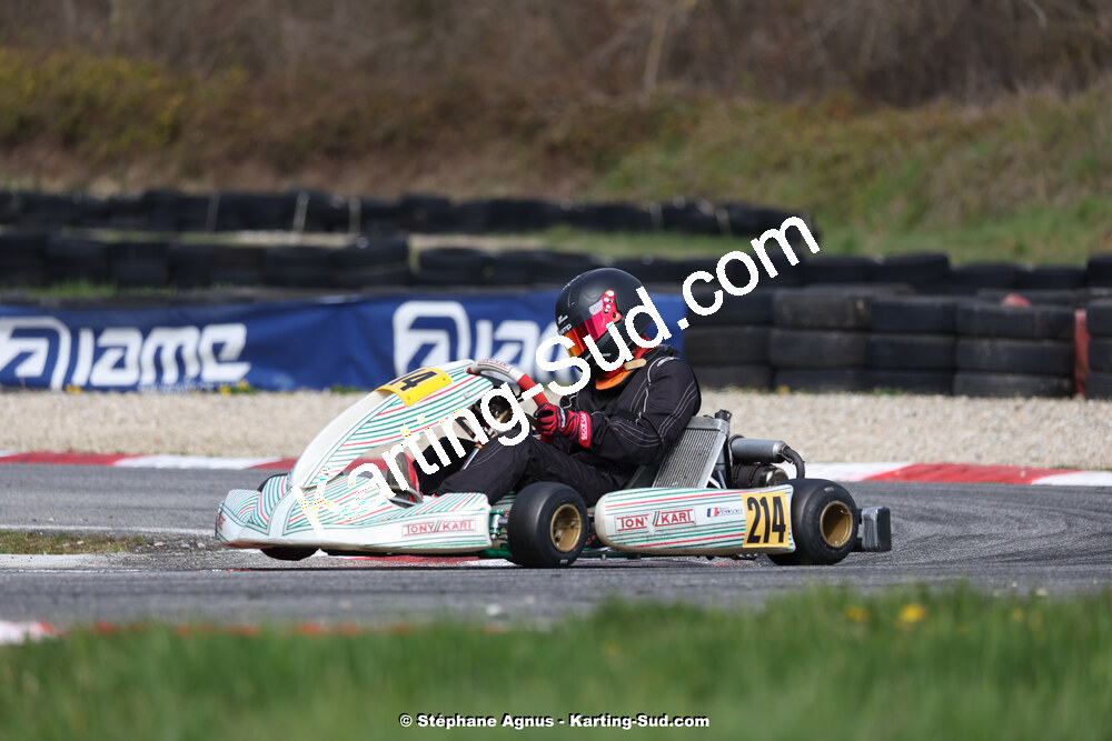 9 & 10/03/2024 : 1ère manche du Championnat du Sud au circuit d’Aigues-Vives (photos Stéphane Agnus) 2024 — karting