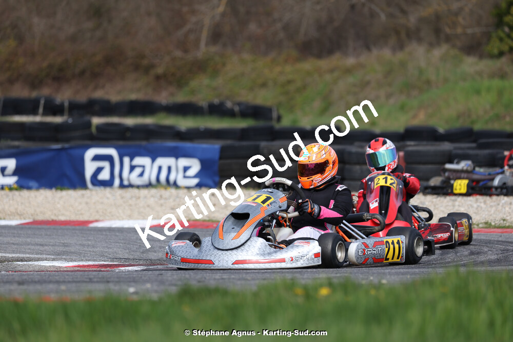 9 & 10/03/2024 : 1ère manche du Championnat du Sud au circuit d’Aigues-Vives (photos Stéphane Agnus) 2024 — karting