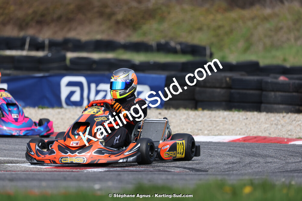 9 & 10/03/2024 : 1ère manche du Championnat du Sud au circuit d’Aigues-Vives (photos Stéphane Agnus) 2024 — karting