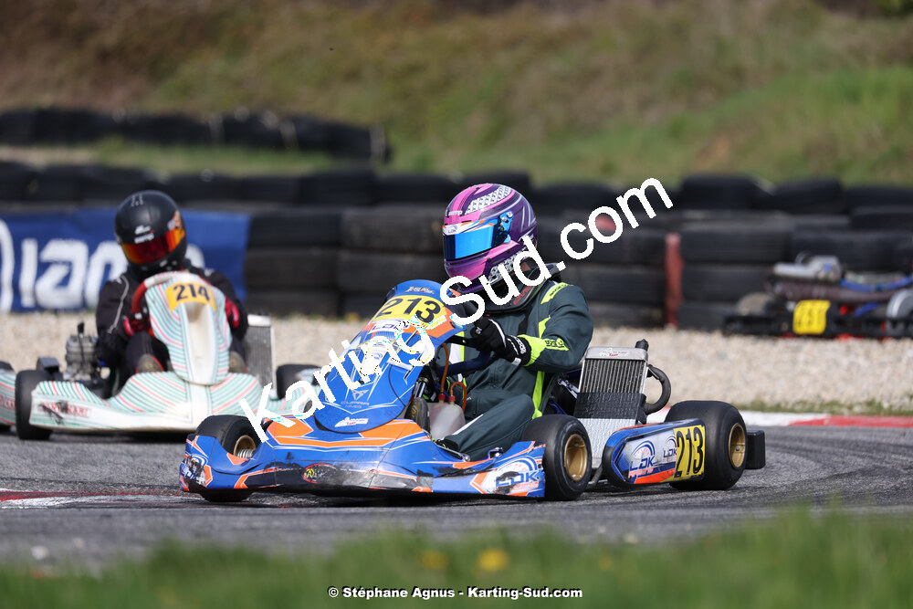 9 & 10/03/2024 : 1ère manche du Championnat du Sud au circuit d’Aigues-Vives (photos Stéphane Agnus) 2024 — karting