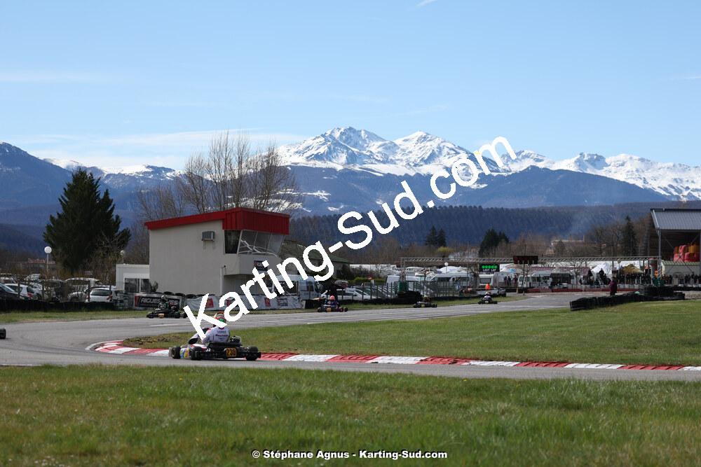 9 & 10/03/2024 : 1ère manche du Championnat du Sud au circuit d’Aigues-Vives (photos Stéphane Agnus) 2024 — karting