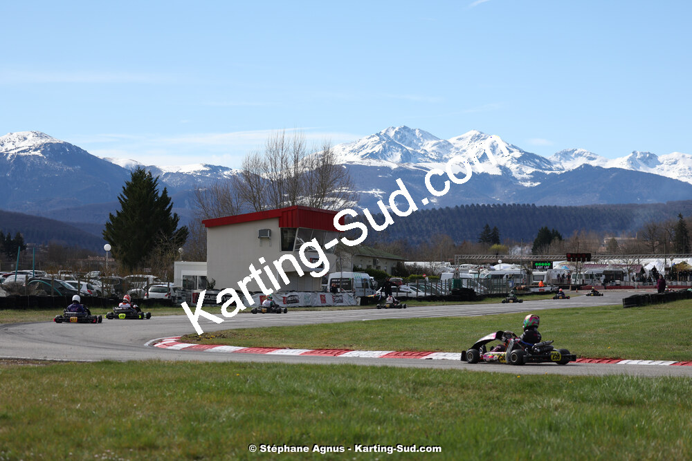 9 & 10/03/2024 : 1ère manche du Championnat du Sud au circuit d’Aigues-Vives (photos Stéphane Agnus) 2024 — karting
