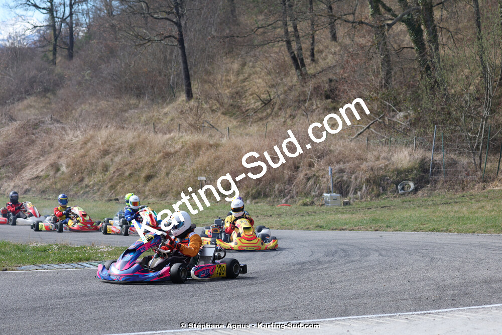 9 & 10/03/2024 : 1ère manche du Championnat du Sud au circuit d’Aigues-Vives (photos Stéphane Agnus) 2024 — karting