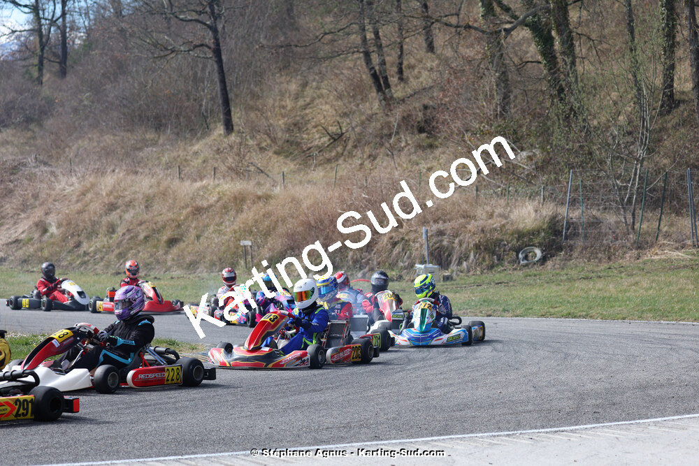9 & 10/03/2024 : 1ère manche du Championnat du Sud au circuit d’Aigues-Vives (photos Stéphane Agnus) 2024 — karting