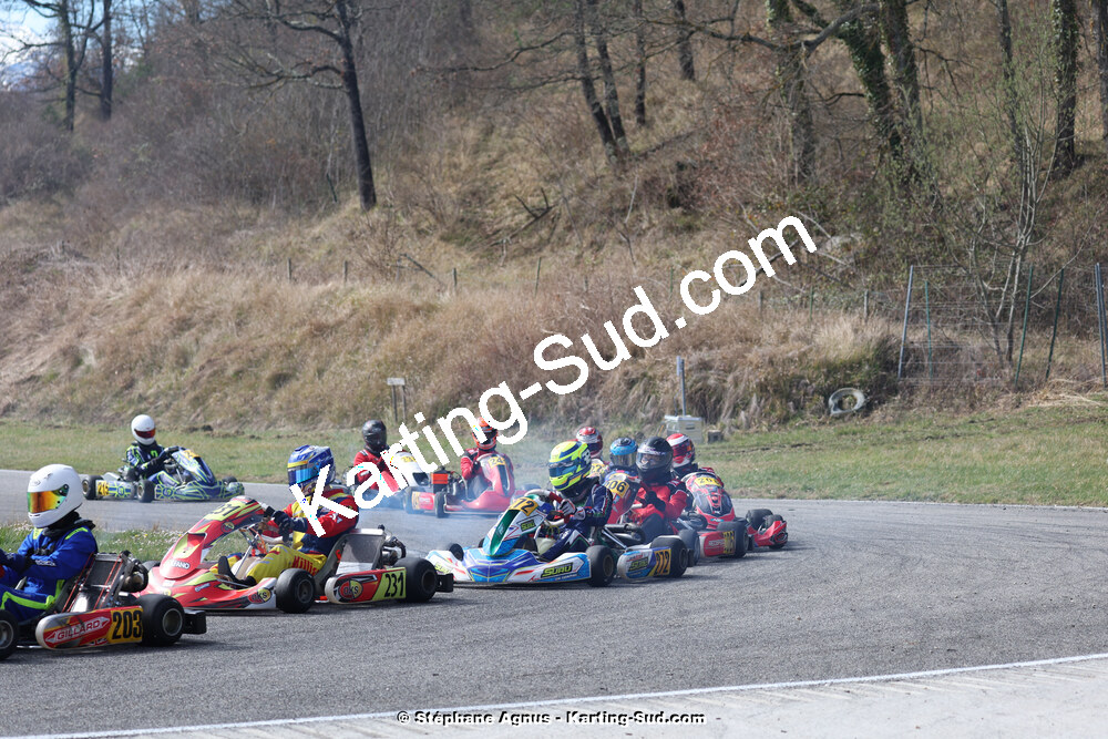 9 & 10/03/2024 : 1ère manche du Championnat du Sud au circuit d’Aigues-Vives (photos Stéphane Agnus) 2024 — karting
