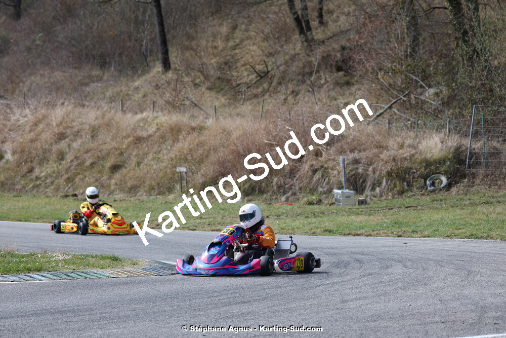 9 & 10/03/2024 : 1ère manche du Championnat du Sud au circuit d’Aigues-Vives (photos Stéphane Agnus) 2024 — karting