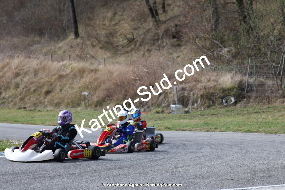 9 & 10/03/2024 : 1ère manche du Championnat du Sud au circuit d’Aigues-Vives (photos Stéphane Agnus) 2024 — karting
