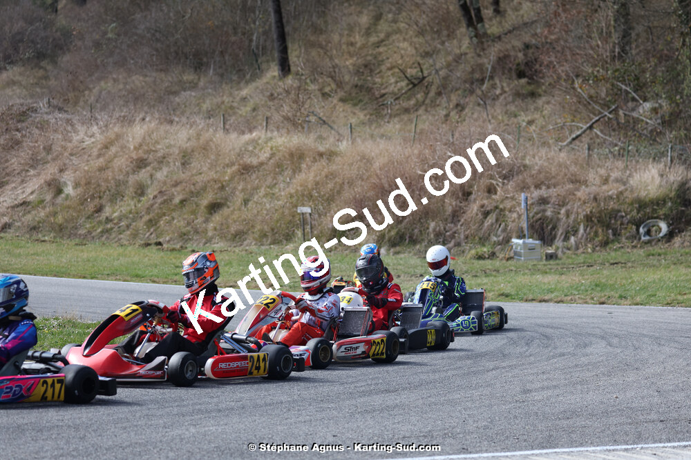 9 & 10/03/2024 : 1ère manche du Championnat du Sud au circuit d’Aigues-Vives (photos Stéphane Agnus) 2024 — karting