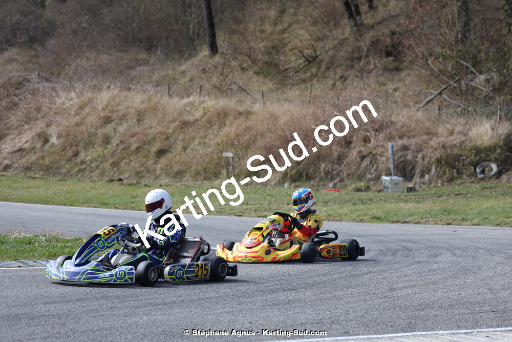 9 & 10/03/2024 : 1ère manche du Championnat du Sud au circuit d’Aigues-Vives (photos Stéphane Agnus) 2024 — karting