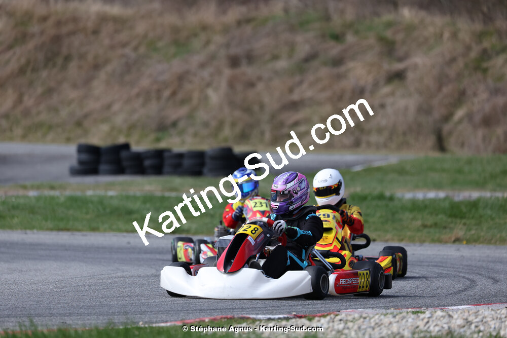 9 & 10/03/2024 : 1ère manche du Championnat du Sud au circuit d’Aigues-Vives (photos Stéphane Agnus) 2024 — karting