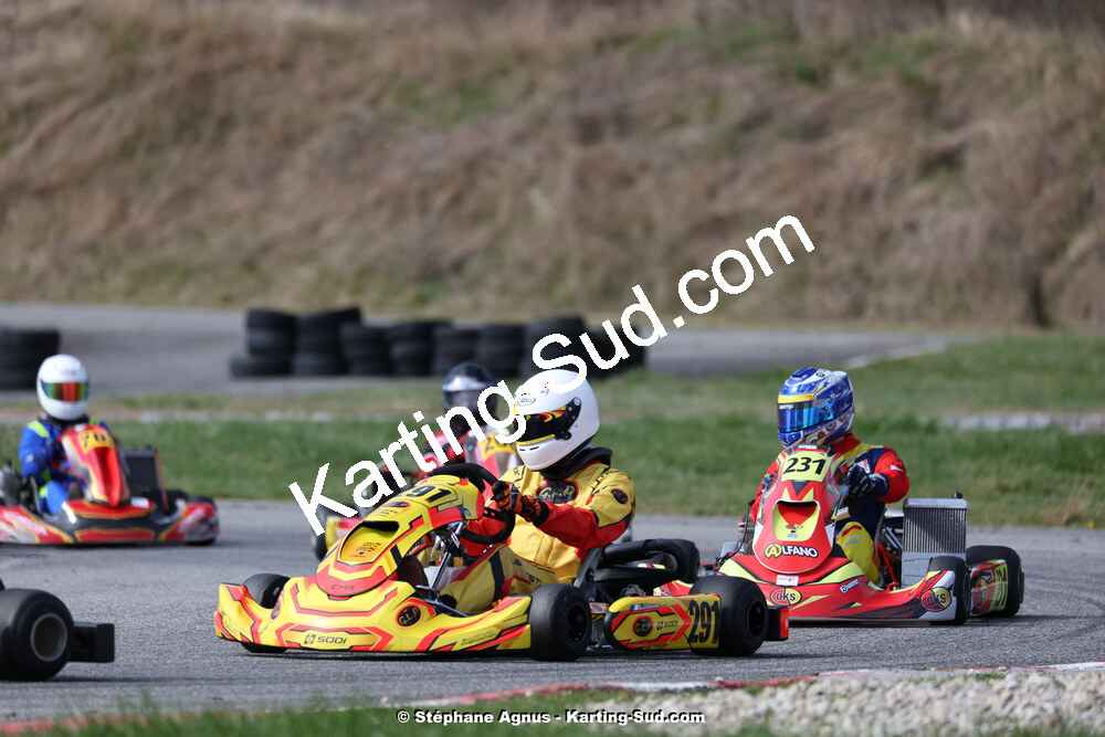 9 & 10/03/2024 : 1ère manche du Championnat du Sud au circuit d’Aigues-Vives (photos Stéphane Agnus) 2024 — karting