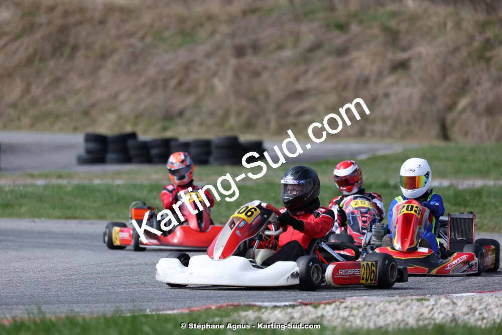 9 & 10/03/2024 : 1ère manche du Championnat du Sud au circuit d’Aigues-Vives (photos Stéphane Agnus) 2024 — karting