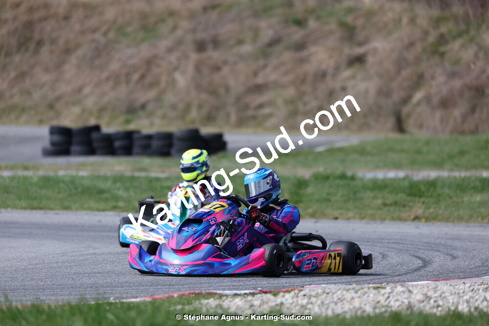 9 & 10/03/2024 : 1ère manche du Championnat du Sud au circuit d’Aigues-Vives (photos Stéphane Agnus) 2024 — karting