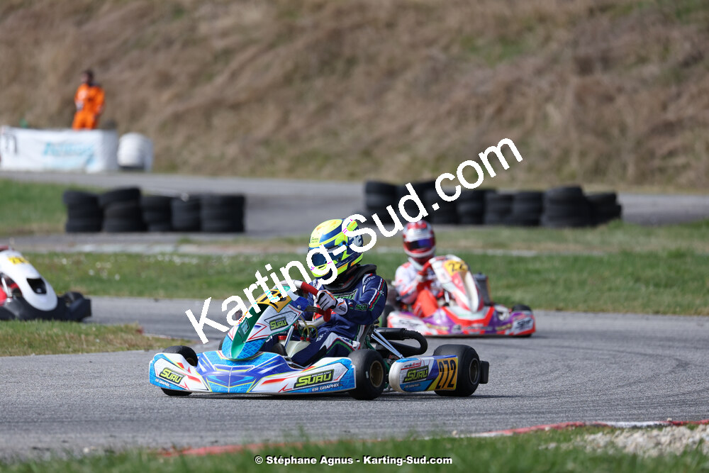 9 & 10/03/2024 : 1ère manche du Championnat du Sud au circuit d’Aigues-Vives (photos Stéphane Agnus) 2024 — karting